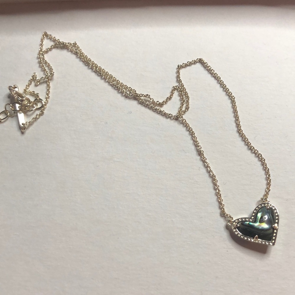 Abalone Gold Ari Kendra Scott Necklace